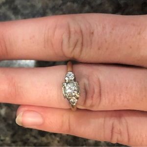 Diamond Engagement Ring 14K Gold